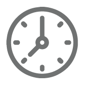 clock icon grey